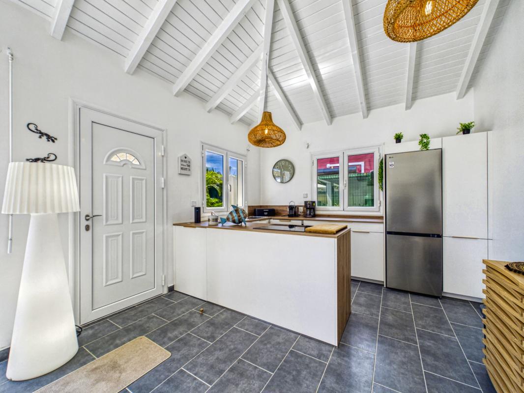 16.Guadeloupe Saint-François- location villa 4 peorsnnes-piscine